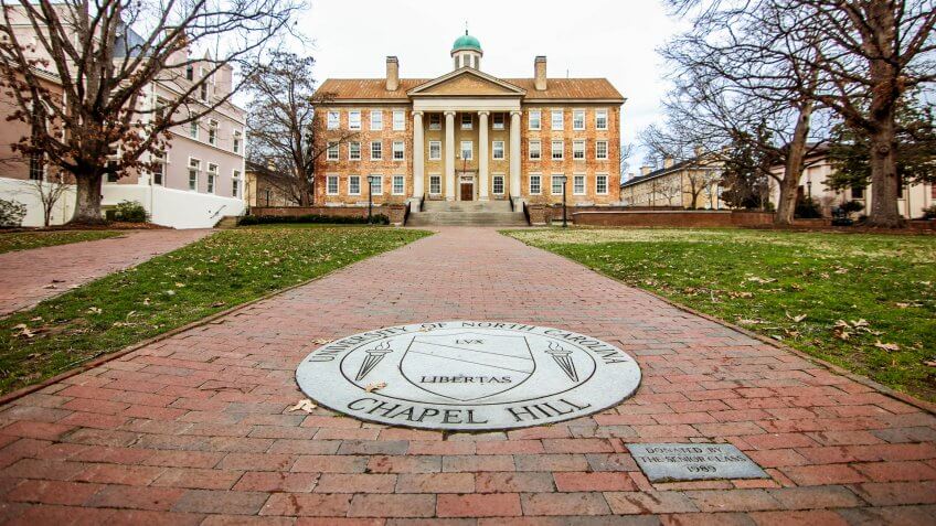 South Building on the campus of UNC-Chapel Hill.