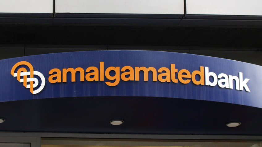 New York, New York / USA; October 25, 2017; Amalgamated Bank is pictured in New York City.