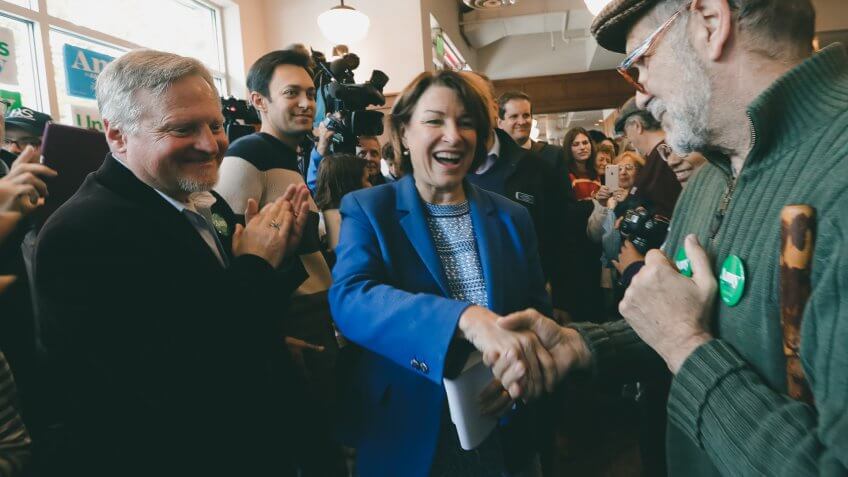 Democratic presidential candidate Sen.