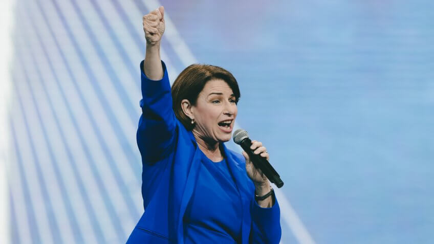 Democratic presidential candidate Sen.