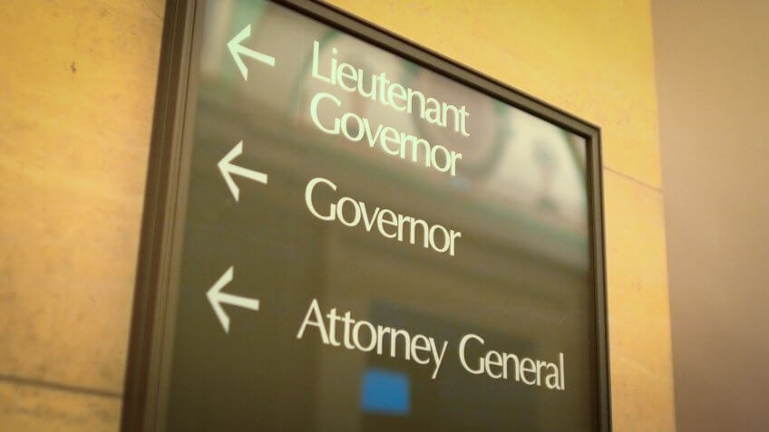Attorney General office sign