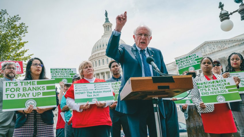 Democratic presidential candidate, Sen.