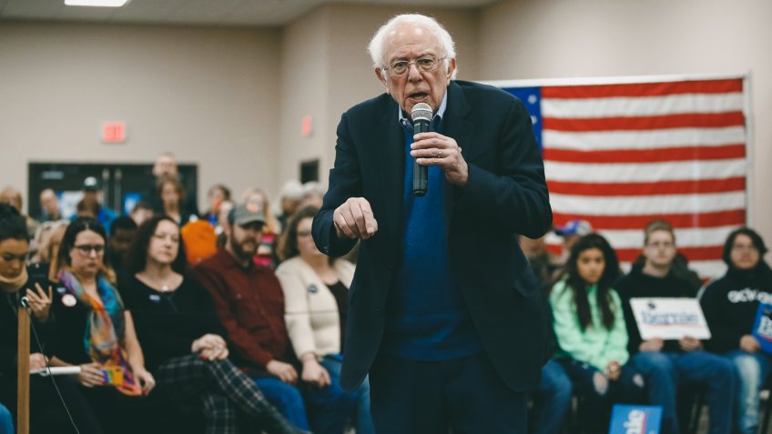 Democratic presidential candidate Sen.