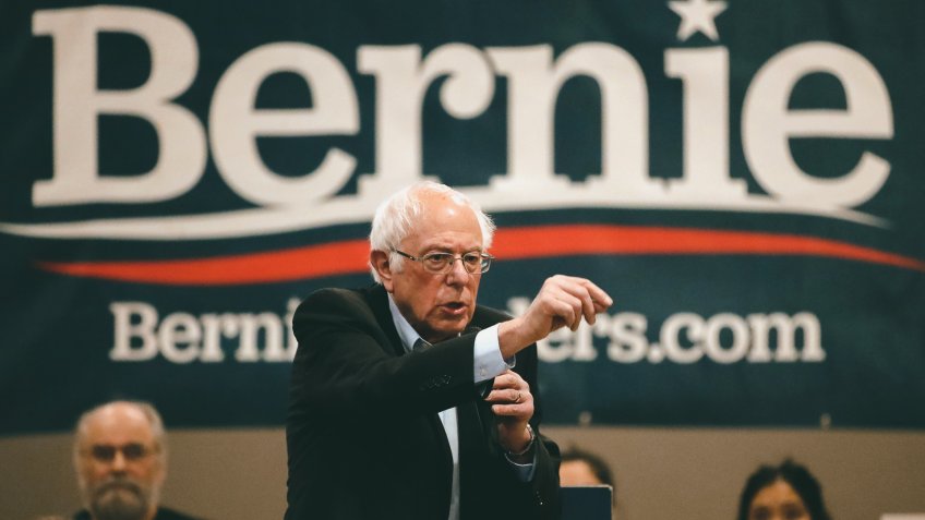 Democratic presidential candidate Sen.