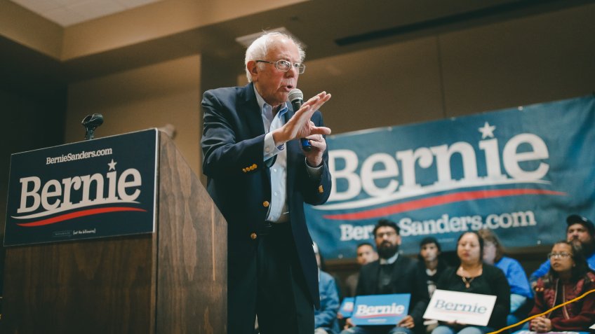 Democratic presidential candidate Sen.