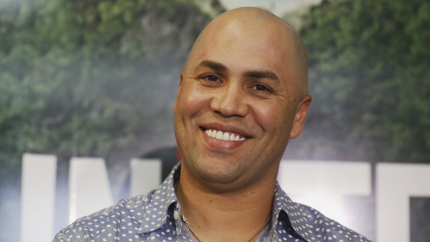 Carlos BeltranCarlos Beltran arrives in Puerto Rico to help victims of hurricane Maria, San Juan - 15 Nov 2017Former Houston Astros player Carlos Beltran reacts during his arrival at the Luis Munoz Marin Airport in San Juan, Puerto Rico, 15 November 2017.