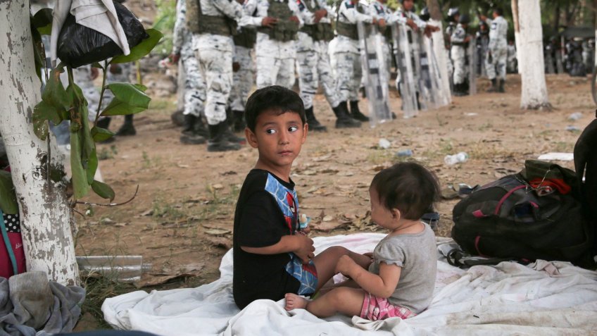 Central American migrant children