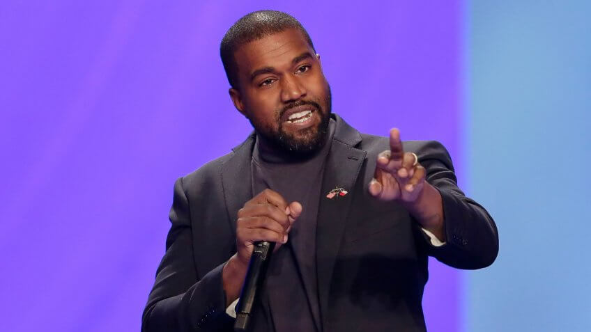 Kanye West answers questions