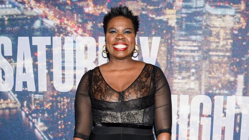 Leslie Jones attends the SNL 40th Anniversary Special at Rockefeller Plaza, in New YorkSNL 40th Anniversary Special - Arrivals, New York, USA.