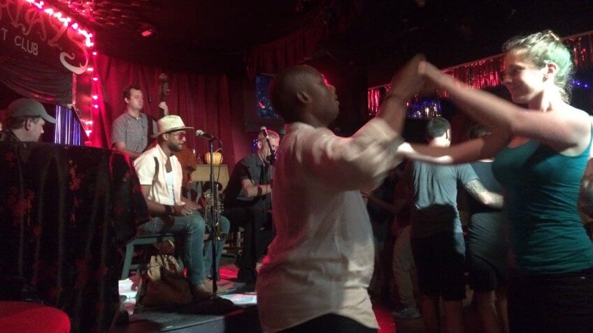 Louisiana - Swing Dancers Allways Lounge New Orleans.