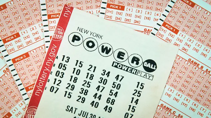 New York Powerball Lottery ticket