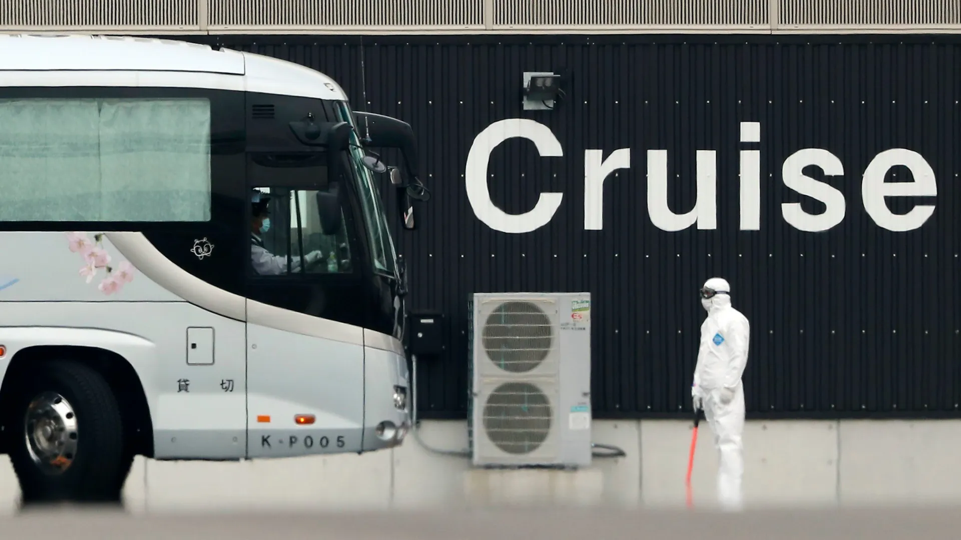 Coronavirus Outbreak Ship, Yokohama, Japan - 20 Feb 2020