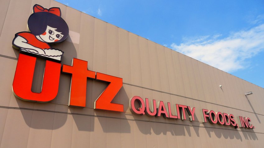 HANOVER, PA - AUGUST 11, 2015: Editorial image of the utz factory in Hanover, PA.