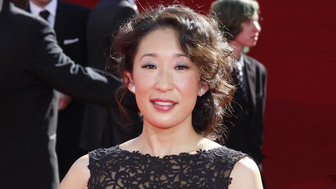 Sandra Oh at the 60th Primetime Emmy Awards held at the Nokia Theater in Los Angeles, USA on September 21, 2008.