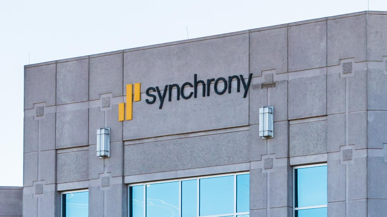 Charlotte, NC, 24 Nov 2019: Synchrony Bank customer service call center offices on Ballantyne Commons Parkway in Charlotte.
