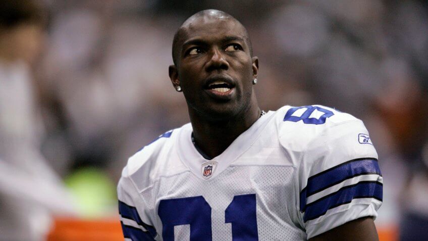 Terrell Owens Dallas Cowboys wide receiver Terrell Owens (81) during the fourth quarter of an NFL football game, in Irving, TexasCowboys Owens Football, Irving, USA.