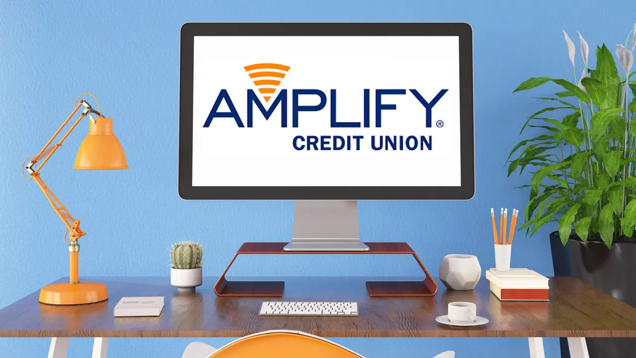 Workspace with mock up computer screen.