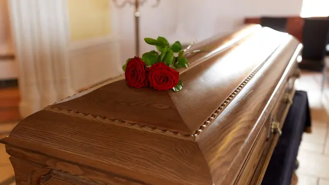 funeral coffin
