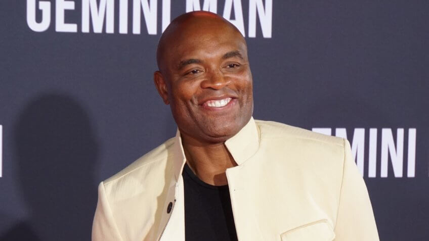 LOS ANGELES, OCT 6th, 2019: MMA Fighter Anderson Silva at the Los Angeles premiere of Gemini Man at the TCL Chinese Theatre in Hollywood, California on Sunday, October 6th, 2019.