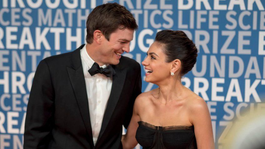 Ashton Kutcher, Mila Kunis.