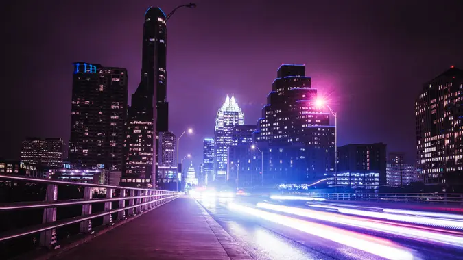Austin night skyline.