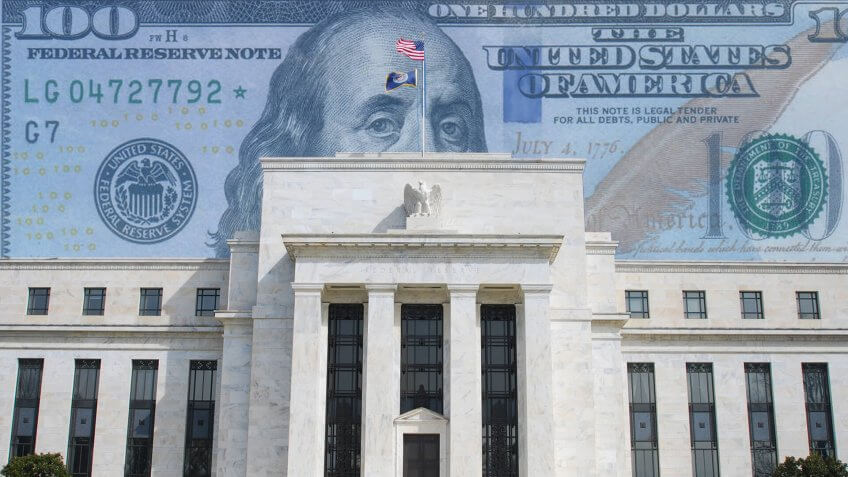 US Federal Reserve, Washington DC (in Spring).