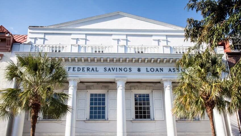 Federal savings and loan association bank building