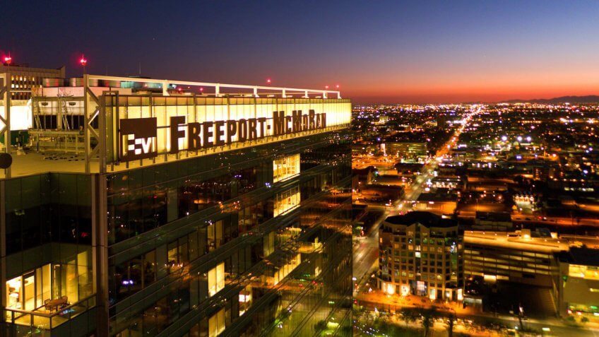Freeport-McMoRan an international mining company headquartered in Phoenix, Arizona.