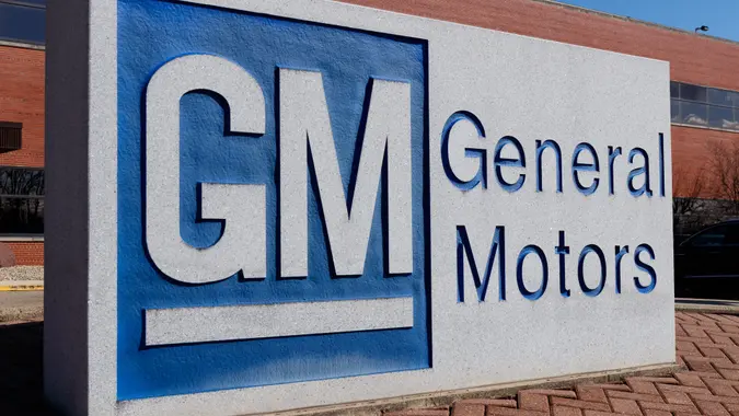 General Motors corporate sign
