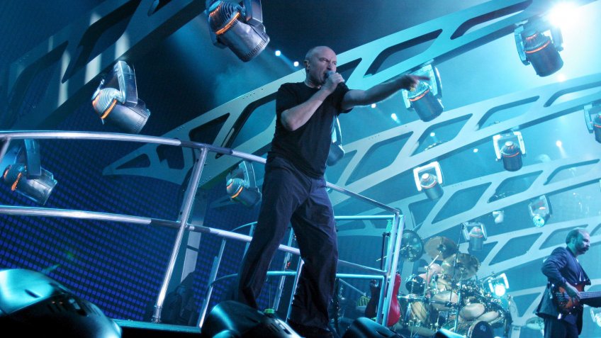 Phil Collins and Genesis Perform on Stage During a Concert Part of Their 'Turn It on Again' Tour in Duesseldorf Germany 26 June 2007 Germany DuesseldorfGermany Music Genesis - Jun 2007.