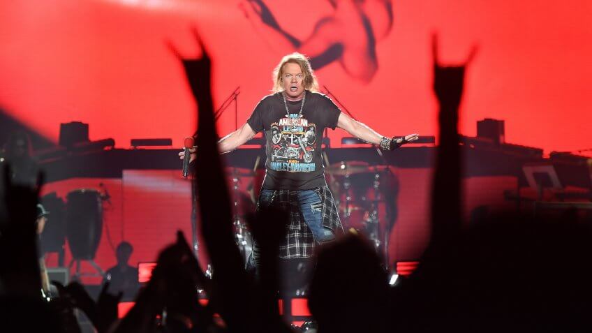 Axl RoseGuns N' Roses in concert, Brisbane, Australia - 07 Feb 2017Lead singer Axl Rose of US hard rock band Guns N' Roses performs in Brisbane, Australia, 07 February 2017.