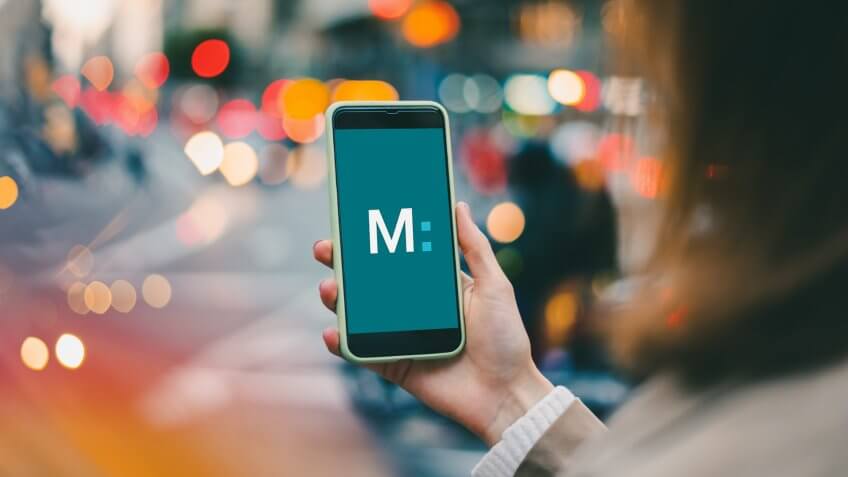 woman using Marcus by Goldman Sachs