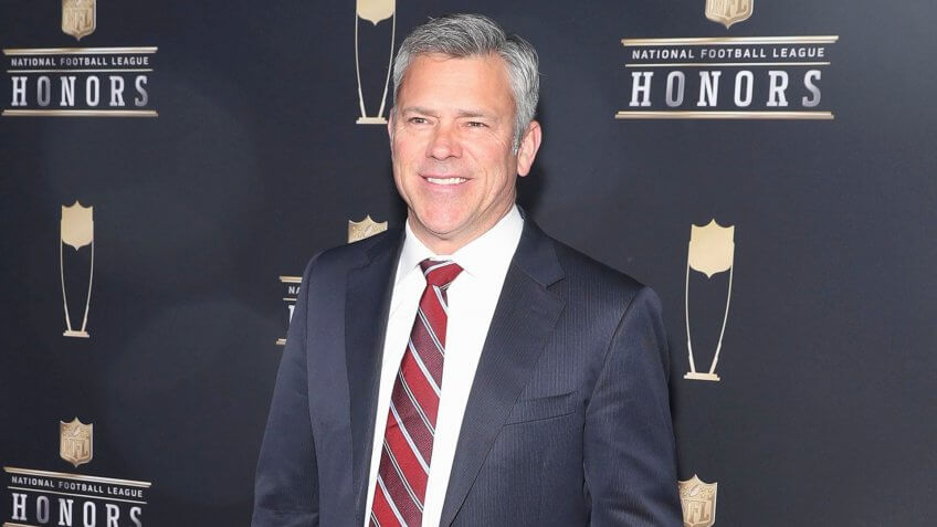 Mandatory Credit: Photo by Peter Barreras/Invision/AP/Shutterstock (9352989cc)Former NFL player Mark Brunell arrives at the 7th Annual NFL Honors at the Cyrus Northrop Memorial Auditorium, in Minneapolis, MinnesotaNFL Honors, University of Minnesota, Minneapolis, USA - 03 Feb 2018.
