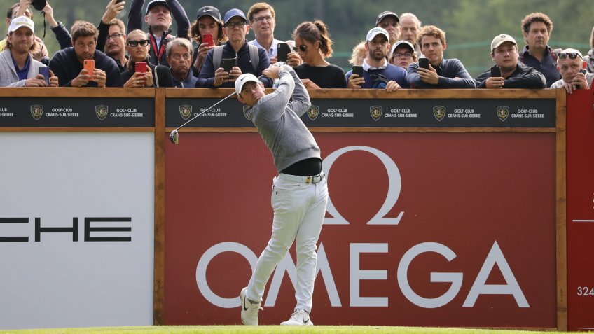 Mandatory Credit: Photo by FGLORIES/SIPA/Shutterstock (10373721p)Rory McIlroyPro-am golf tournament, Crans-Montana, Switzerland - 28 Aug 2019.