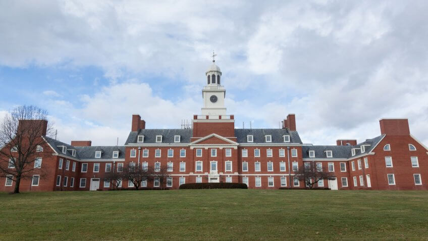 PISCATAWAY, NEW JERSEY - January 4, 2017: A view of the Waksman Institute of Microbiology on the Busch Campus at Rutgers University.