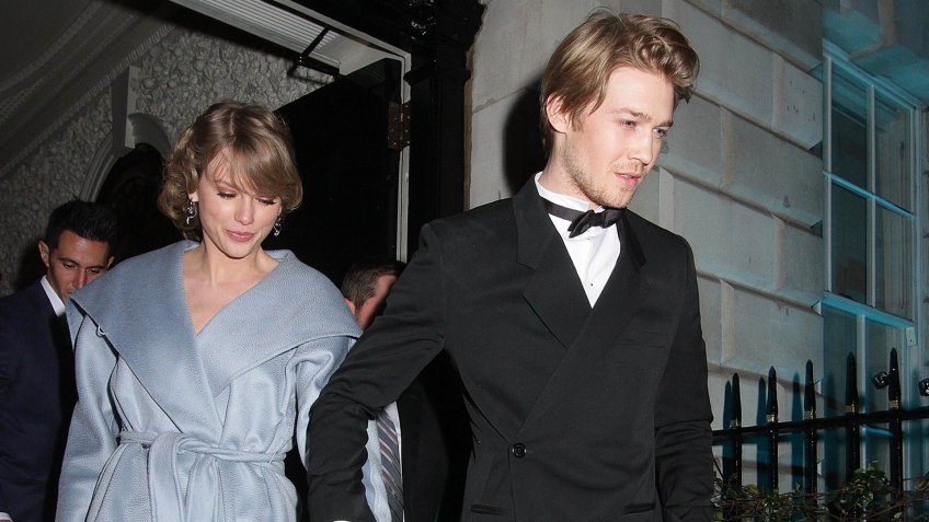 Taylor Swift and Joe Alwyn British Vogue Fashion and Film BAFTA party, Annabel's, London, UK - 10 Feb 2019.