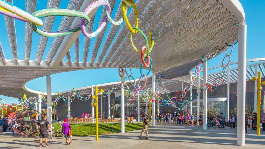 SACRAMENTO, USA NOV 13th 2016; Shrem Museum of Art at the Campus of UC Davis.