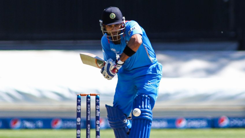CARDIFF, WALES - June 04 2013: India's Virat Kohli during the ICC Champions Trophy warm up match between India and Australia at the Cardiff Wales Stadium on June 04, 2013 in Cardiff, Wales.