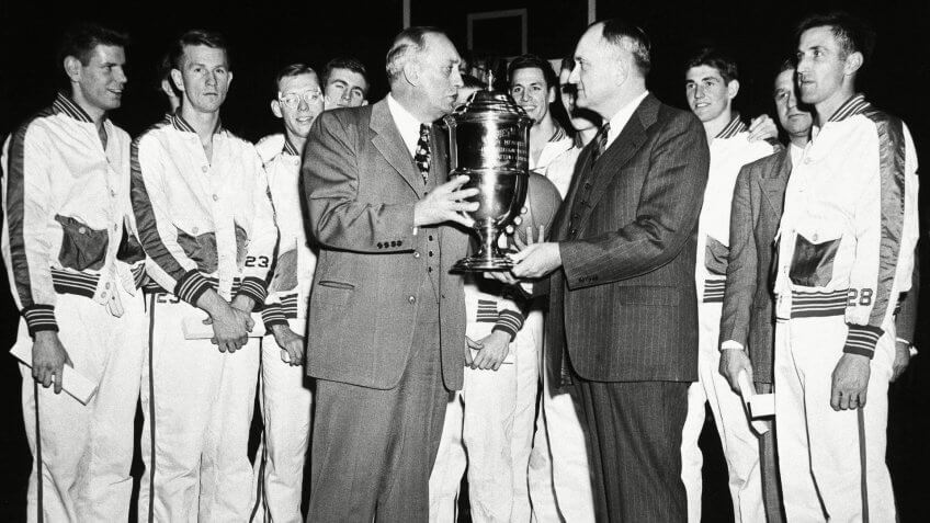 Coach Adolph Rupp, University of Kentucky, college basketball, NCAA