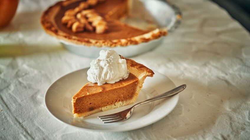 Homemade Pumpkin Pie for the Holidays.