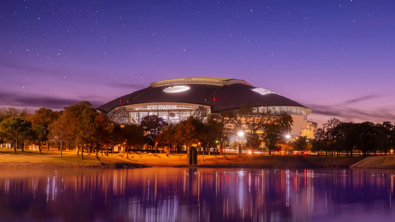 Arlington, Texas AT&T football Stadium, November 23, 2018 is home of the Dallas Cowboys AT&T Stadium located in Arlington, Texas USA,.