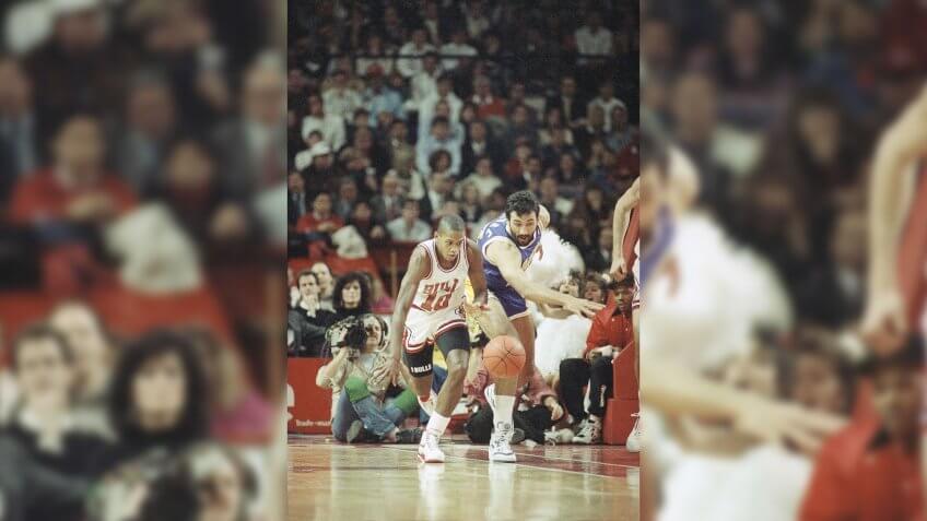 Chicago Bulls' B.J. Armstrong