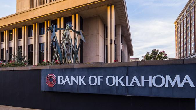 Bank of Oklahoma Headquarter at Downtown Oklahoma City - OKLAHOMA CITY / OKLAHOMA - OCTOBER 18, 2017.