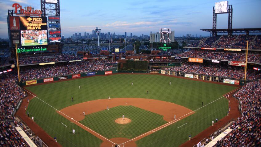 PHILADELPHIA - SEPTEMBER 7: Citizens Bank Park is the home of the National League's Phillies, on September 7, 2010 in Philadelphia.