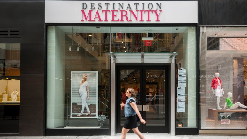 New York NY/USA-July 3, 2014 A Destination Maternity store in Midtown Manhattan in New York.