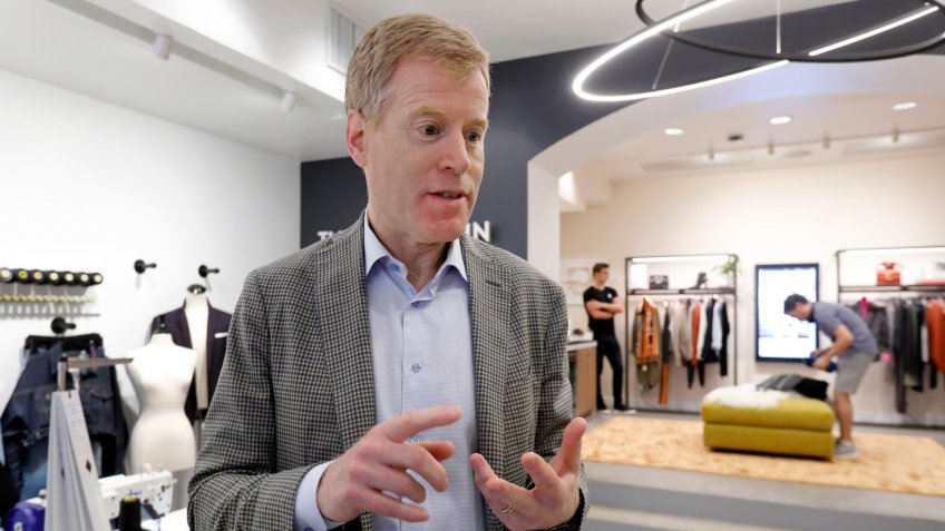 Mandatory Credit: Photo by Richard Drew/AP/Shutterstock (10402296e)Nordstrom Co-President & CEO Erik Nordstrom is interviewed in the Nordstrom Local store, in New York's Upper East Side, .