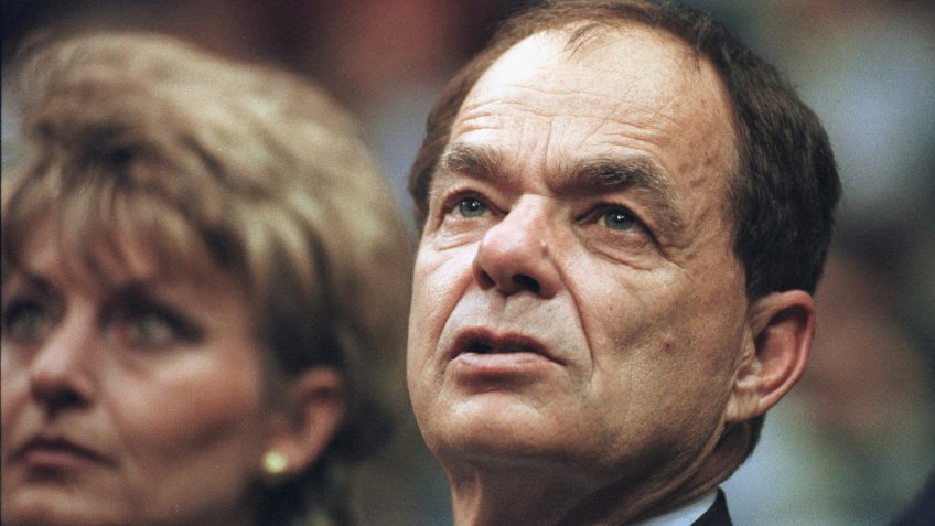 Mandatory Credit: Photo by Ann Heisenfelt/AP/Shutterstock (6475959a)TAYLOR Minnesota Timberwolves owner Glen Taylor and his wife, Bonnie, watch the Timberwolves as they host the Chicago Bulls in MinneapolisTIMBERWOLVES TAYLOR, MINNEAPOLIS, USA.