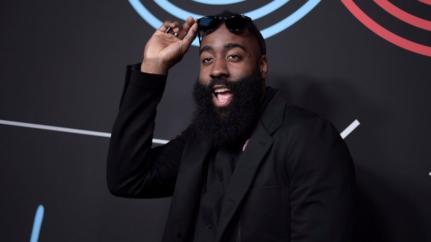 Mandatory Credit: Photo by Richard Shotwell/Invision/AP/Shutterstock (9420980b)James Harden attends 2018 All-Stars in Los Angeles GQ Celebration at the NoMad Hotel on Saturday, Feb.