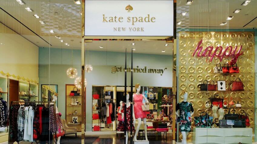 BANGKOK, THAILAND - DECEMBER 19 2015: Kate Spade New York retail shop in Bangkok.