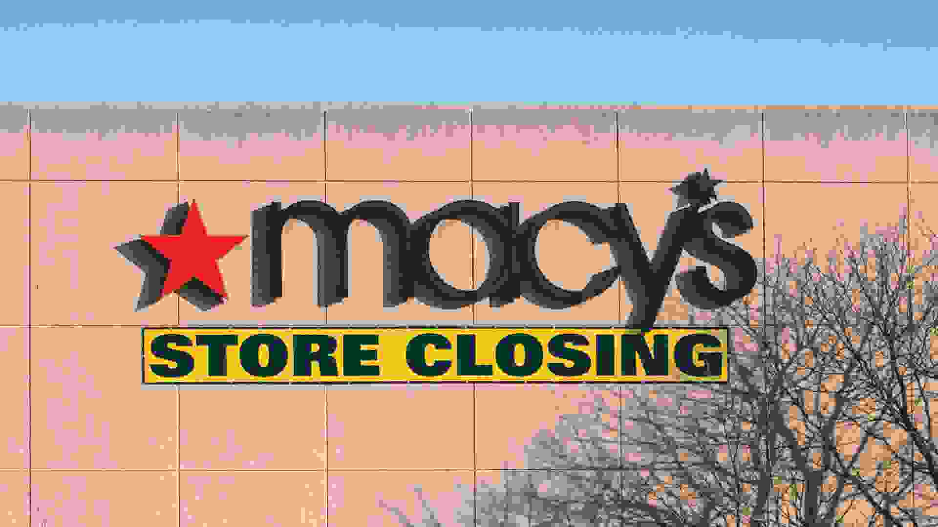 West Dundee, IL / USA - 02/22/20: Macy's Store Closing.